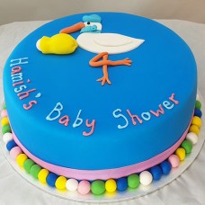 Baby Shower Cake - Stork (D,V)